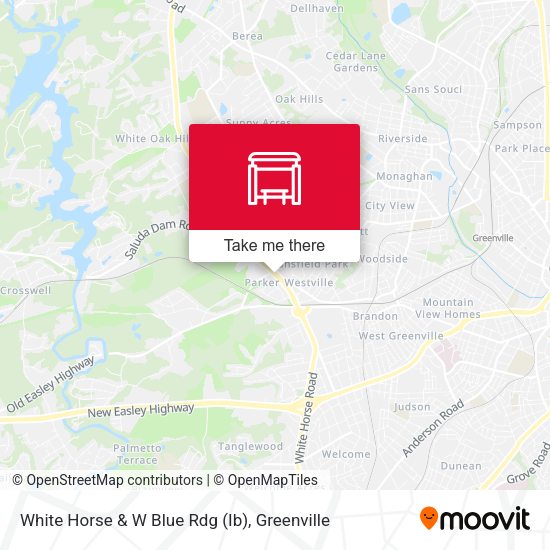 Mapa de White Horse & W Blue Rdg (Ib)