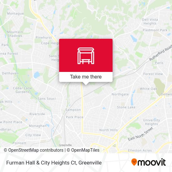Mapa de Furman Hall & City Heights Ct