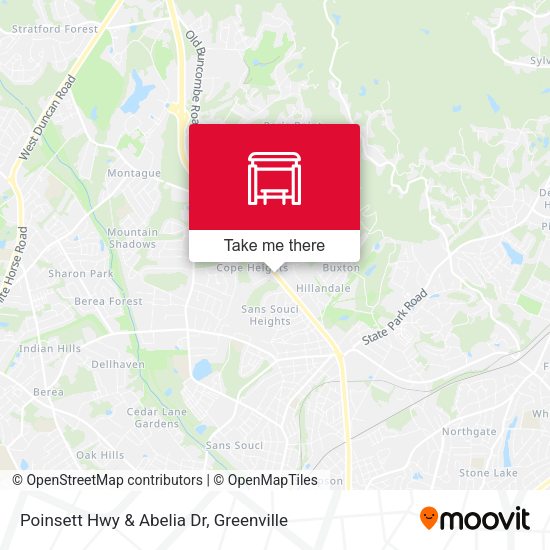 Mapa de Poinsett Hwy & Abelia Dr