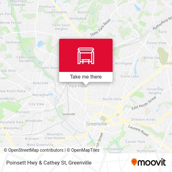 Mapa de Poinsett Hwy & Cathey St