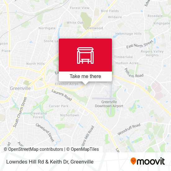 Mapa de Lowndes Hill Rd & Keith Dr