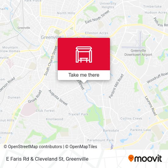 Mapa de E Faris Rd & Cleveland St