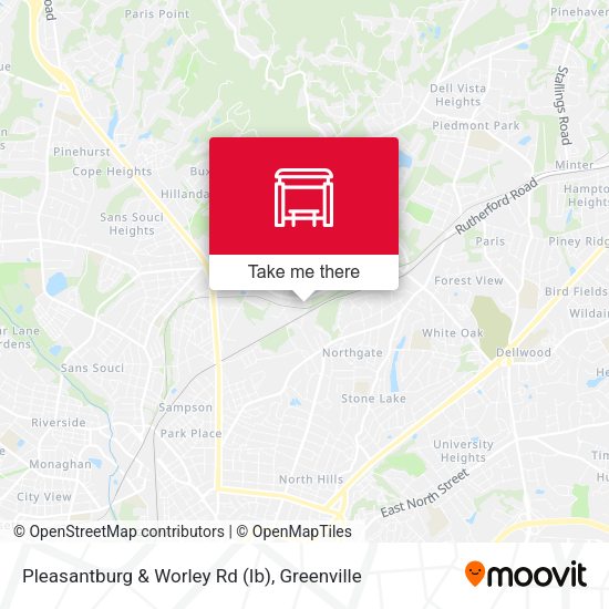 Mapa de Pleasantburg & Worley Rd (Ib)
