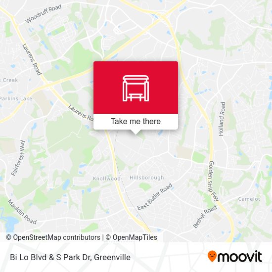 Mapa de Bi Lo Blvd & S Park Dr