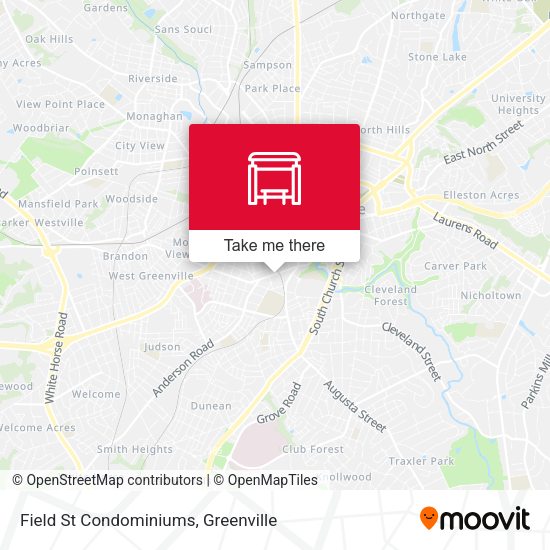 Mapa de Field St Condominiums