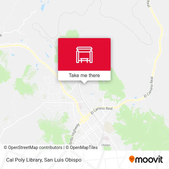 Mapa de Cal Poly Library