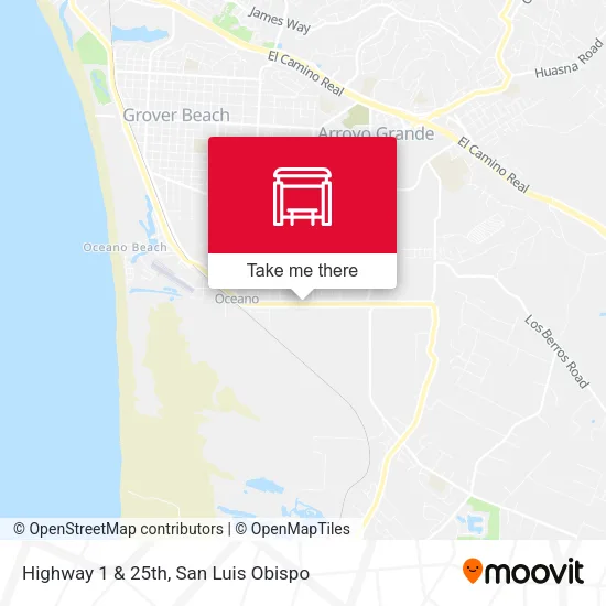 Mapa de Highway 1 & 25th