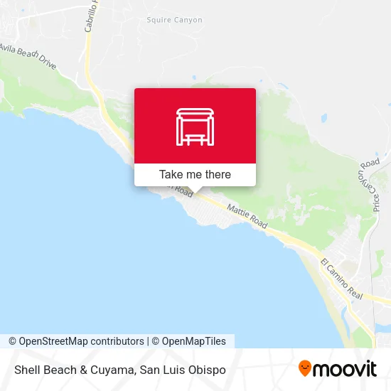 Mapa de Shell Beach & Cuyama