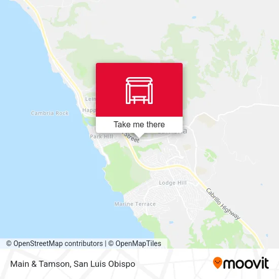 Mapa de Main & Tamson