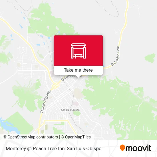 Mapa de Monterey @ Peach Tree Inn