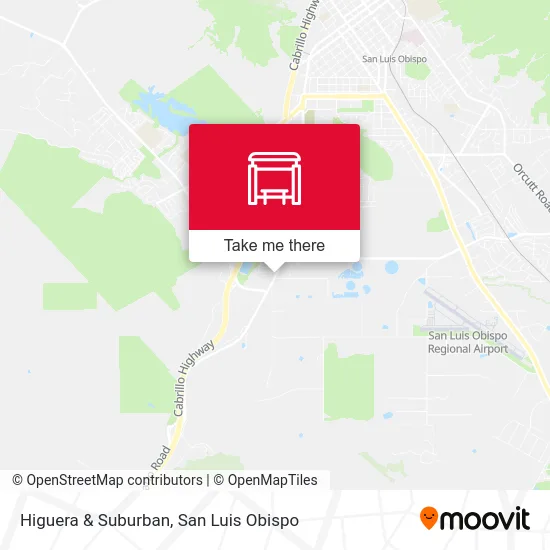 Higuera & Suburban map