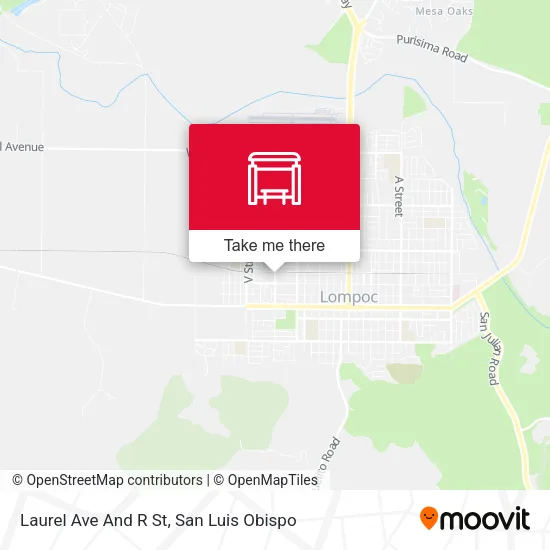 Mapa de Laurel Ave And R St