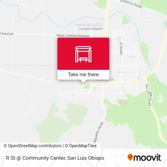 Mapa de R St @ Community Center