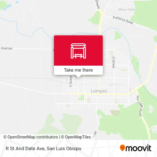 Mapa de R St And Date Ave