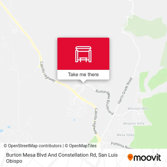 Mapa de Burton Mesa Blvd And Constellation Rd