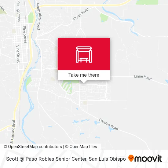 Scott @ Paso Robles Senior Center map