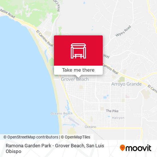 Mapa de Ramona Garden Park - Grover Beach