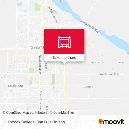 Hancock College map