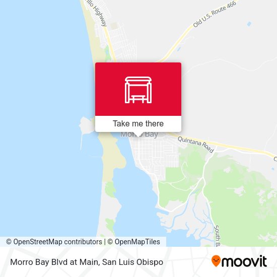 Morro Bay Blvd at Main map