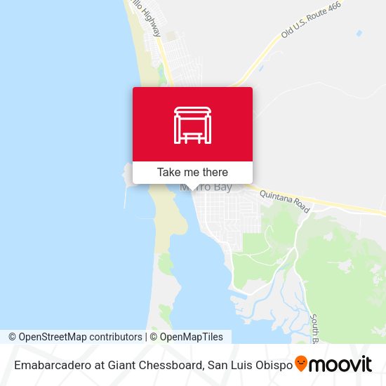 Mapa de Emabarcadero at Giant Chessboard