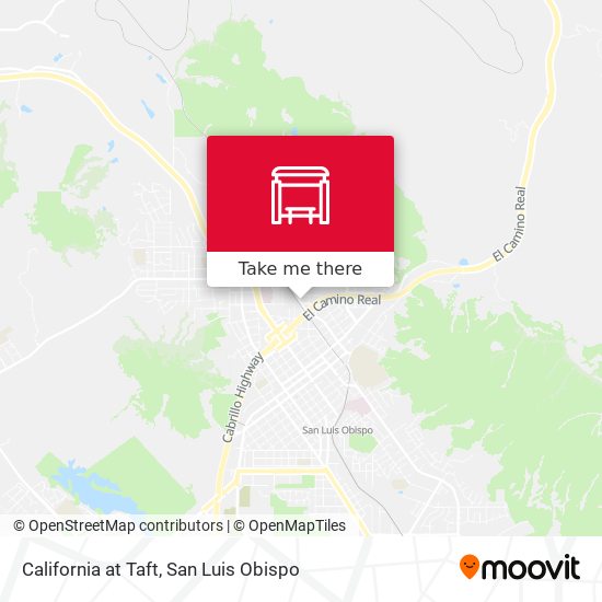 Mapa de California at Taft