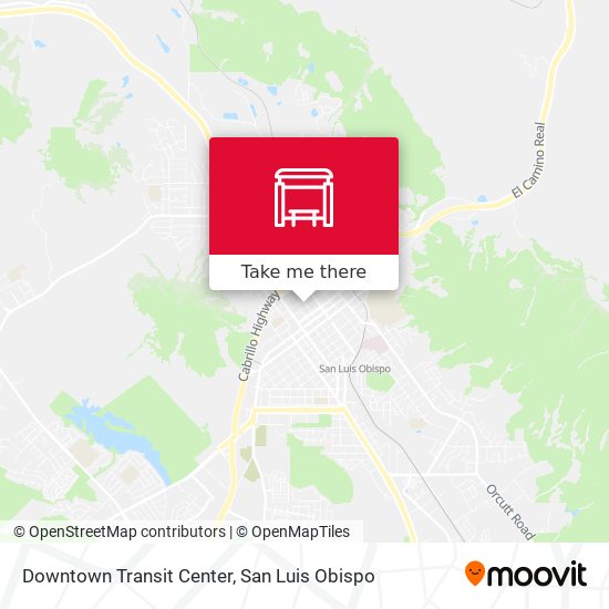 Mapa de Downtown Transit Center