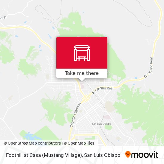 Foothill at Casa (Mustang Village) map
