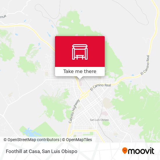 Foothill at Casa map