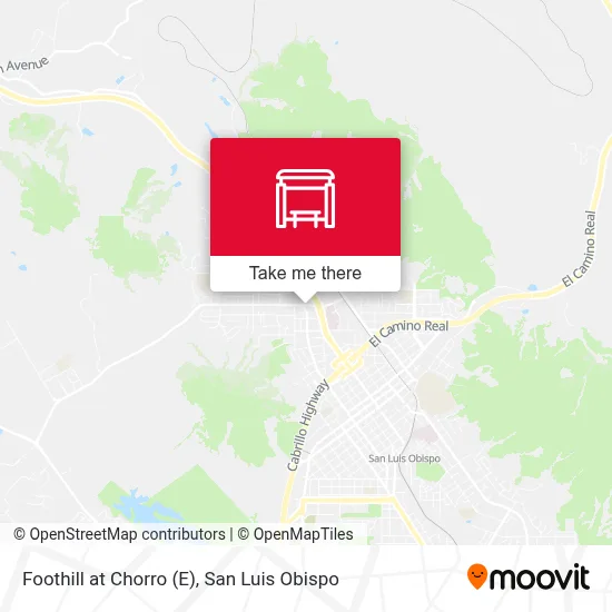 Foothill at Chorro (E) map