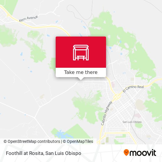 Mapa de Foothill at Rosita