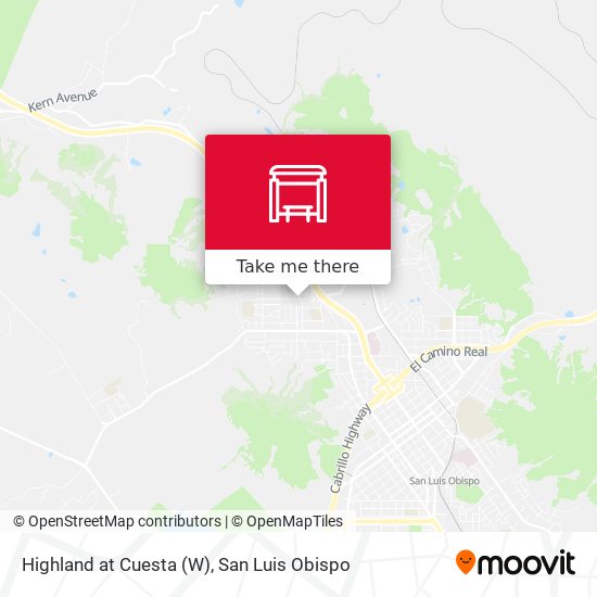 Highland at Cuesta (W) map