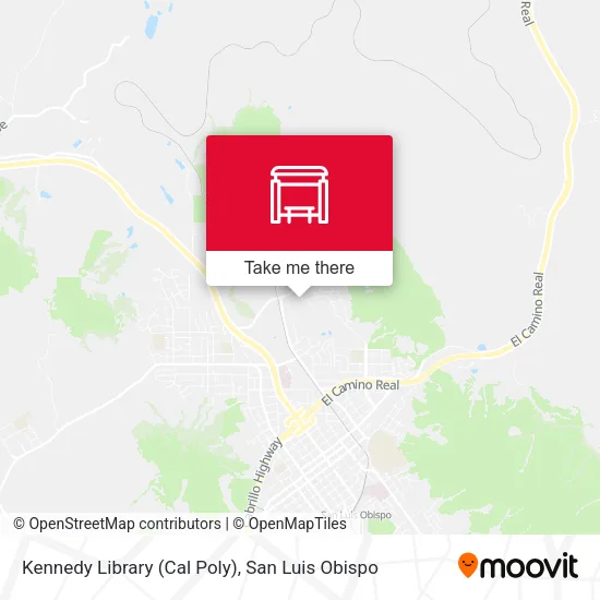 Mapa de Kennedy Library (Cal Poly)