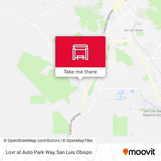 Lovr at Auto Park Way map