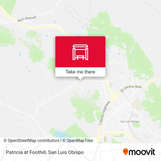 Mapa de Patricia at Foothill