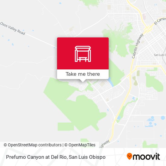 Prefumo Canyon at Del Rio map