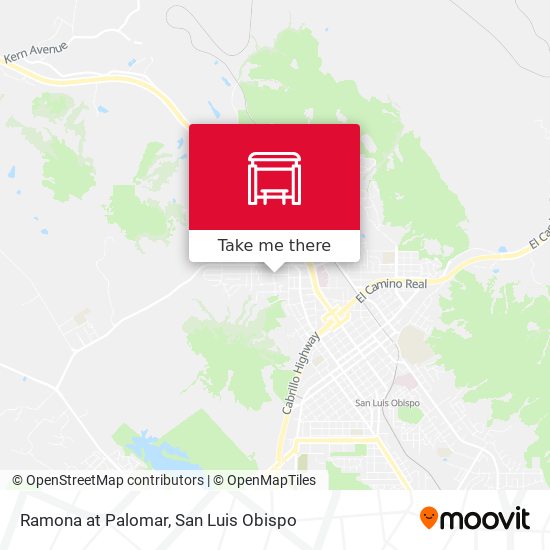 Ramona at Palomar map