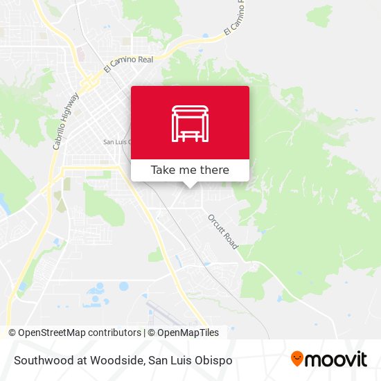 Southwood at Woodside map