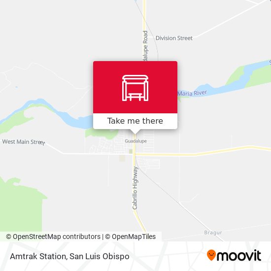 Amtrak Station map
