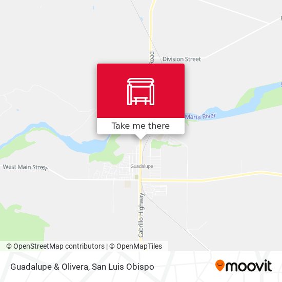 Guadalupe & Olivera map