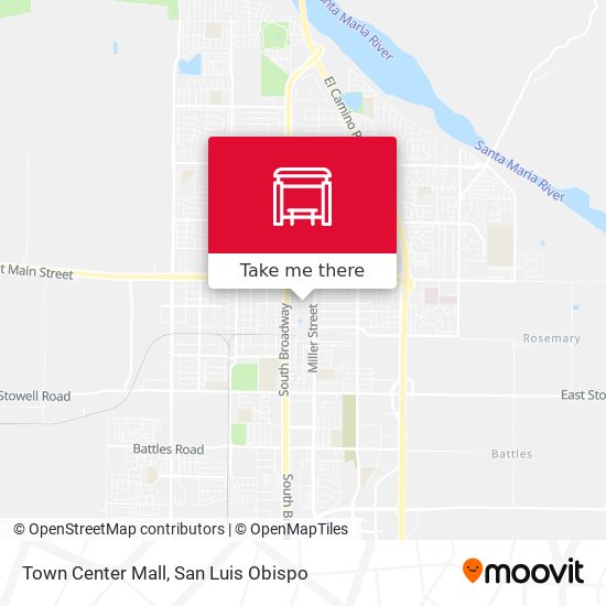 Town Center Mall map