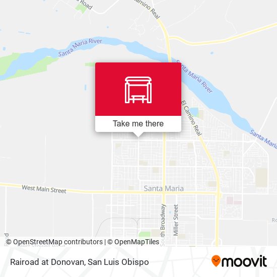 Rairoad at Donovan map