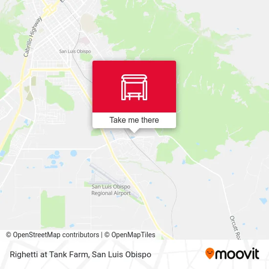 Righetti at Tank Farm map