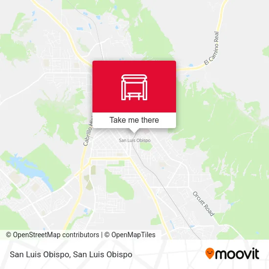 San Luis Obispo map