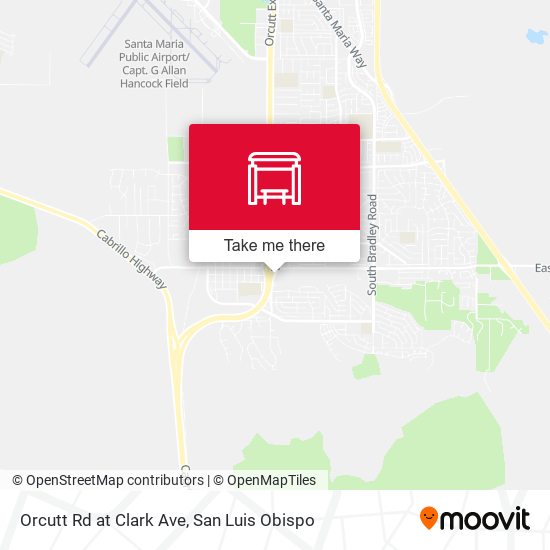 Orcutt Rd at Clark Ave map