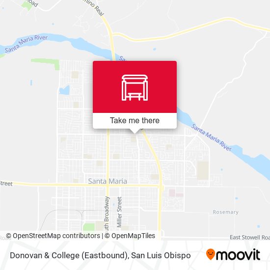 Mapa de Donovan & College (Eastbound)