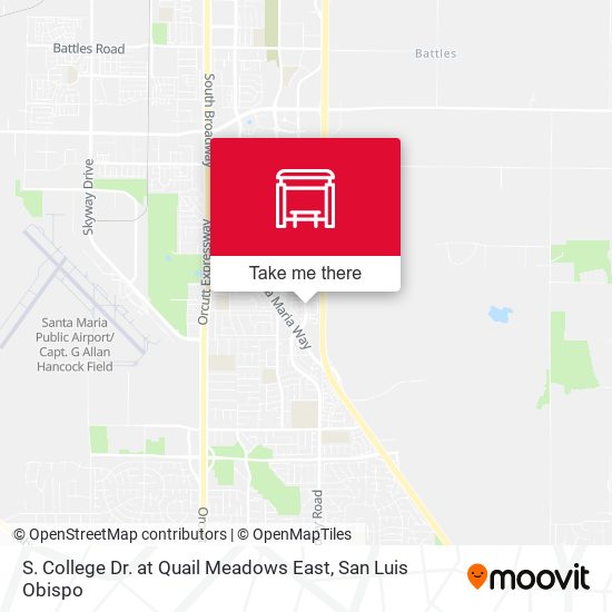 S. College Dr. at Quail Meadows East map