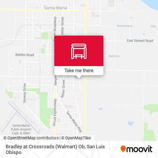 Mapa de Bradley at Crossroads (Walmart) Ob