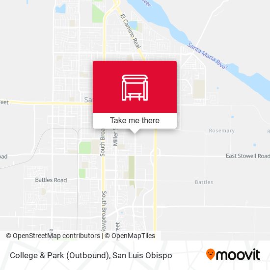 College & Park (Outbound) map