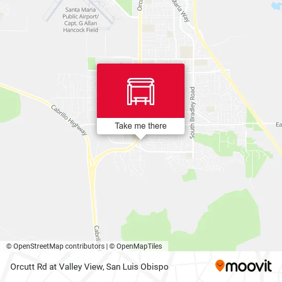 Mapa de Orcutt Rd at Valley View