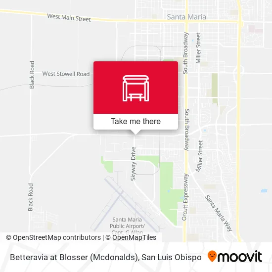 Mapa de Betteravia at Blosser (Mcdonalds)